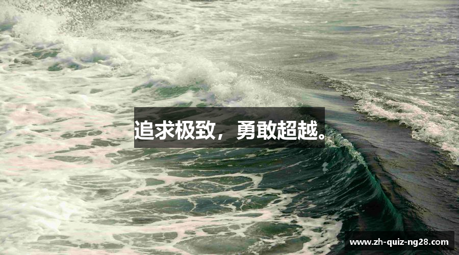 追求极致，勇敢超越。